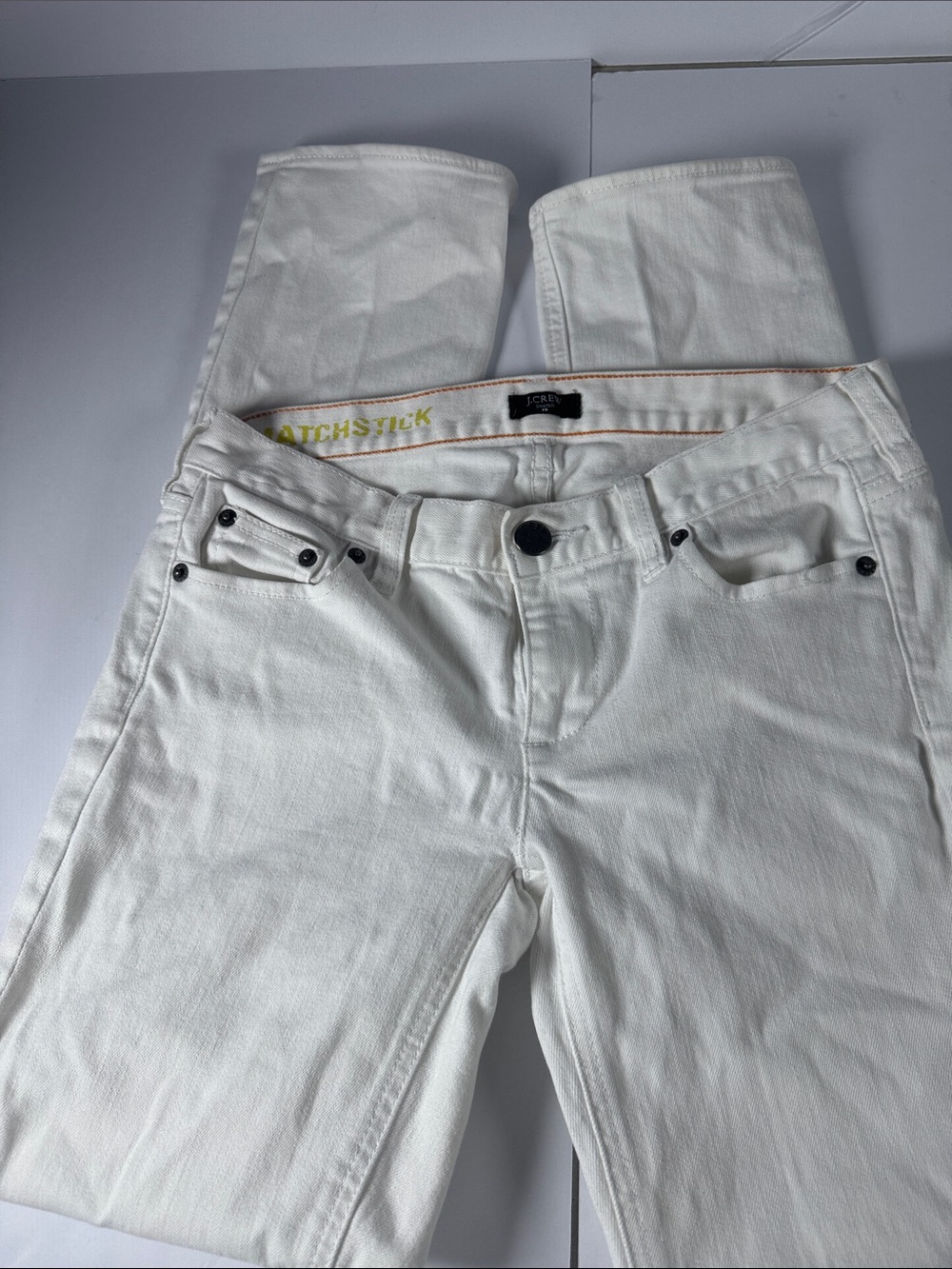 J. Crew White Skinny Jeans - Women's Stretch Denim